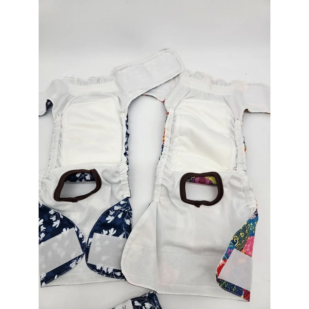 CuteBone Dog Diapers Female Washable Large Lot of 2 Pack Reusable Size L